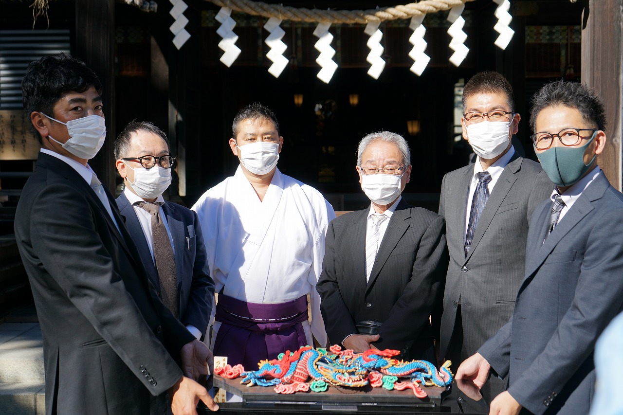 埼玉県秩父神社「つなぎの龍」　フルカラー３Dプリントによるレプリカを奉納いたしました　